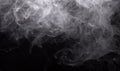 Cloud smoke of electronic cigarette