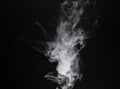 Image isolated vapor smoke of electronic cigarette