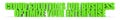 Cloud Solutions for Business Optimize Your Enterprise, 3d text