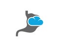 Cloud Stomach logo vector template, Creative stomach logo design concepts Royalty Free Stock Photo