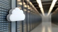 Cloud storage: digital solution, online access, data security, remote backup, virtual drive, file management, technology Royalty Free Stock Photo