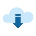 Cloud storage icon