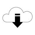 Cloud storage icon