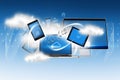 Cloud Storage For Multimedia Royalty Free Stock Photo