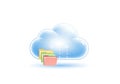 Cloud storage system Royalty Free Stock Photo