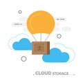 Cloud storage concept Royalty Free Stock Photo