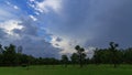 Cloud storm at the park