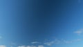 Cloud stratocumulus against blue heaven. Clouds in blue sky. Panoramic skyscape. Timelapse.