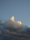 Cloud sunlit