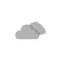 Cloud swarm icon. Simple line, outline vector of two color weather icons for ui and ux, website or mobile application Royalty Free Stock Photo
