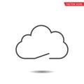 Cloud symbol icon