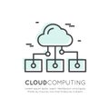 Cloud Sync and Data Royalty Free Stock Photo