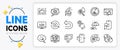 Cloud system, Hypoallergenic tested and Cursor line icons. For web app. Vector Royalty Free Stock Photo