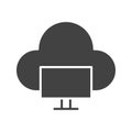 Cloud System icon vector image. Royalty Free Stock Photo