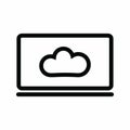 Cloud System icon vector image.