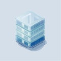 Cloud Technology Data Server Isometric Icon Royalty Free Stock Photo
