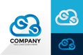 Cloud Tecnology Business Logo Design, Brand Identity Logos Designs Vector Illustration Template