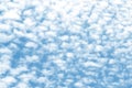 Cloud texture on a blue sky background