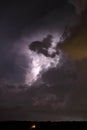 Cloud to air Lightning Royalty Free Stock Photo