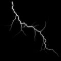 Cloud to Air Lightning CA-08 - isolated Royalty Free Stock Photo