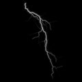 Cloud to Air Lightning CA-13 - isolated Royalty Free Stock Photo