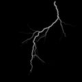 Cloud to Air Lightning CA-14 - isolated Royalty Free Stock Photo