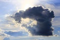 Cloud with unusual shape Royalty Free Stock Photo