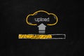 Cloud Upload concept Royalty Free Stock Photo