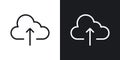 Cloud upload icon