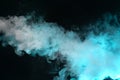 Cloud of vapor. dark blue background