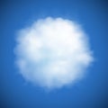 Cloud vector background