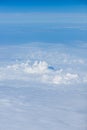 A cloud is a visible hydrometeor formed by the accumulation Royalty Free Stock Photo