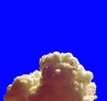 cloud in background for a letters Royalty Free Stock Photo