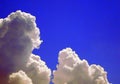 blue sky and clouds for backgrounds Royalty Free Stock Photo