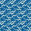 Cloud Waves Seamless Background Royalty Free Stock Photo