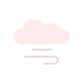 Cloud, wind icon. Simple color vector elements of forecast icons for ui and ux, website or mobile application Royalty Free Stock Photo