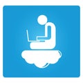 Cloud working solution Royalty Free Stock Photo