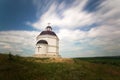 Cloudcape  with a small chapel on the top of the hill Royalty Free Stock Photo