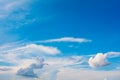 Cloudcloud & blue sky atmosphere , blue color , weather Royalty Free Stock Photo