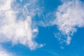 Cloudcloud & blue sky atmosphere , blue color , weather Royalty Free Stock Photo
