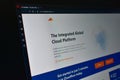 Cloudflare website on computer screen