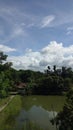 Cloudi sky And pond satkhira Bangladesh