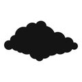 Cloudiness icon, simple style.