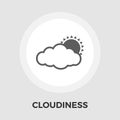 Cloudiness Flat Icon
