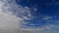 cloudiness rare beautiful white clouds in the summer sky - photo of nature