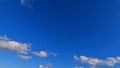 cloudiness rare nice white cumulus in the summertime sky - photo of nature