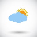 Cloudiness single icon.