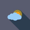 Cloudiness single icon.