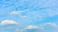 Cloudiness - Sky with white clouds Royalty Free Stock Photo