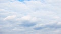 Cloudiness - Sky with white clouds Royalty Free Stock Photo